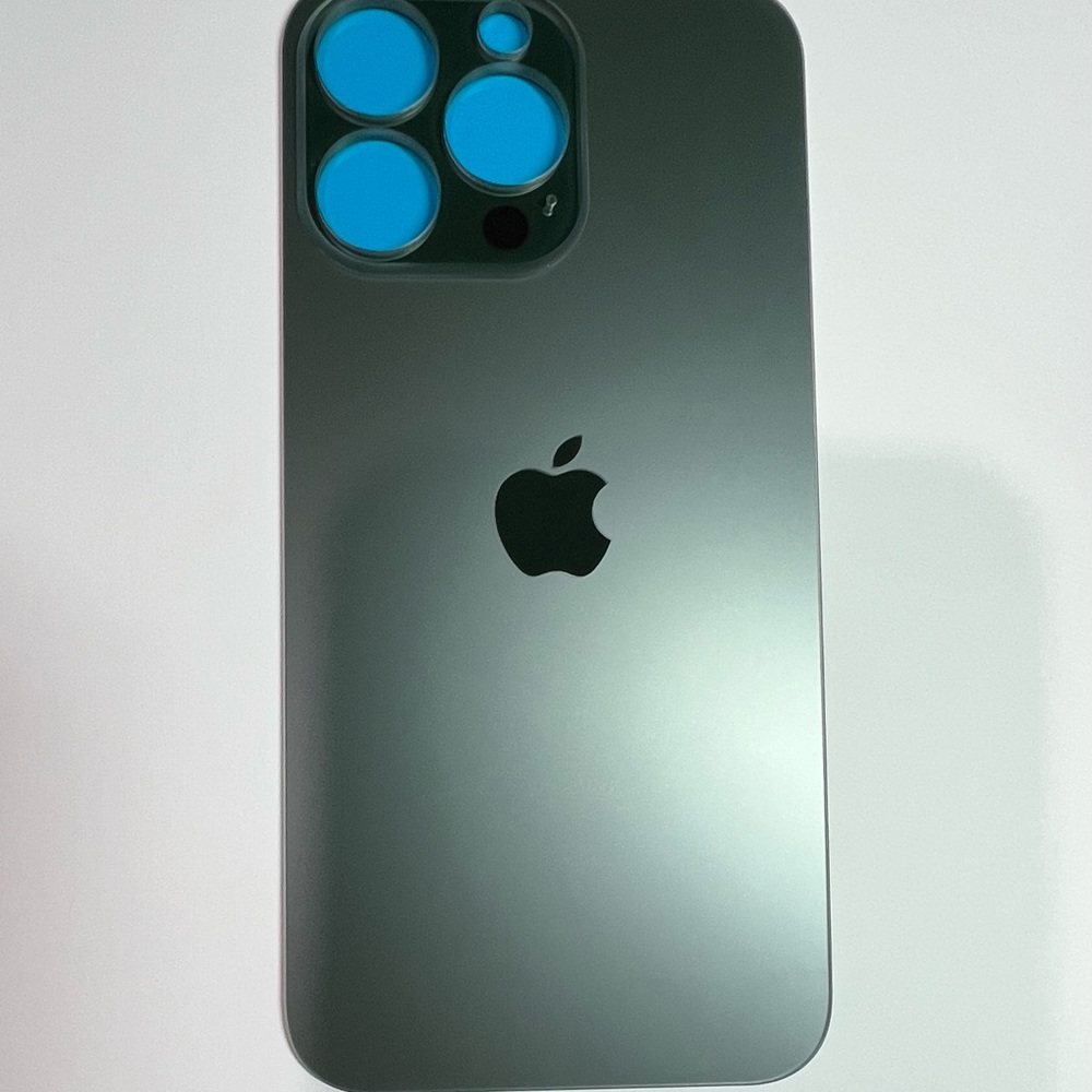 iPhone 13 Pro Alpine Green Back Glass Big Hole Replacement Part